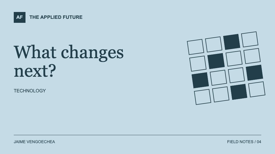 The Applied Future editorial artwork: Technology