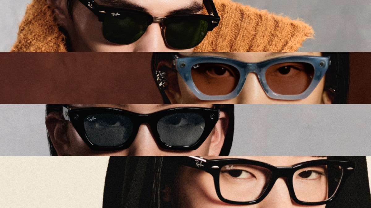 Meta newsroom collage showing its glasses lineup
